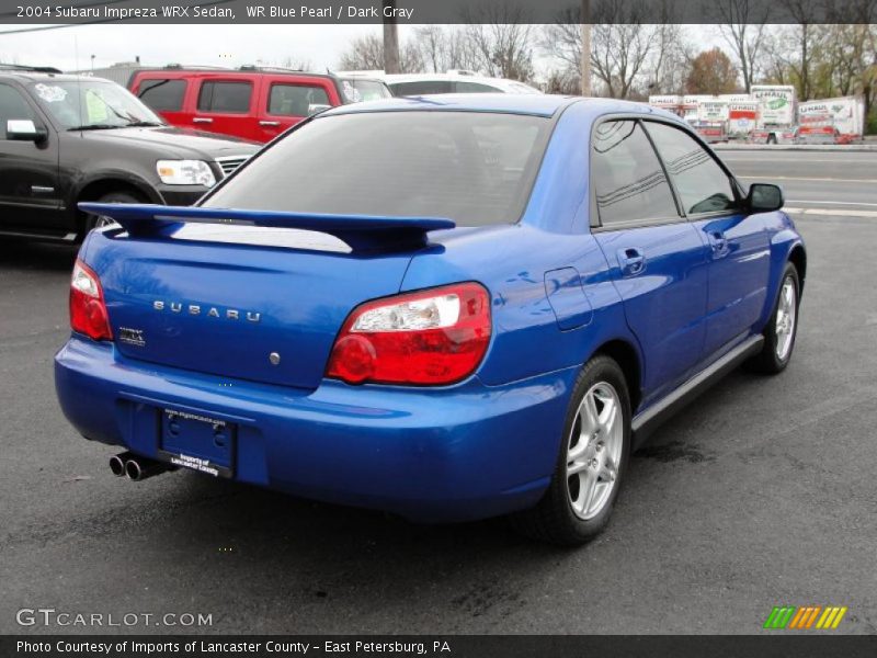 WR Blue Pearl / Dark Gray 2004 Subaru Impreza WRX Sedan