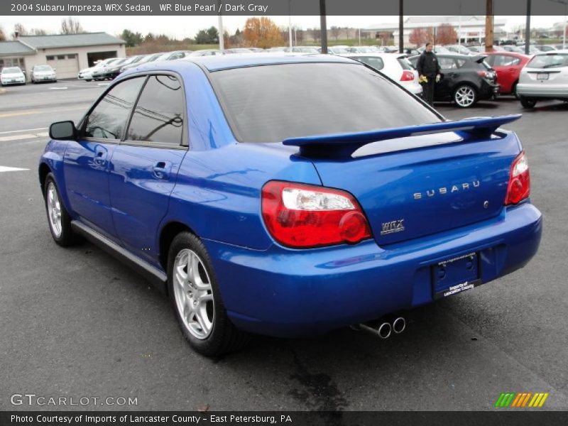 WR Blue Pearl / Dark Gray 2004 Subaru Impreza WRX Sedan