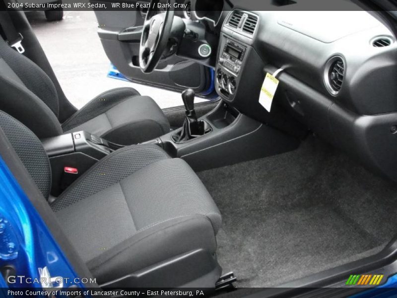  2004 Impreza WRX Sedan Dark Gray Interior
