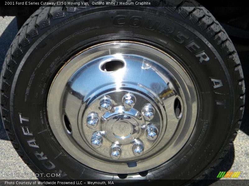 Oxford White / Medium Graphite 2001 Ford E Series Cutaway E350 Moving Van