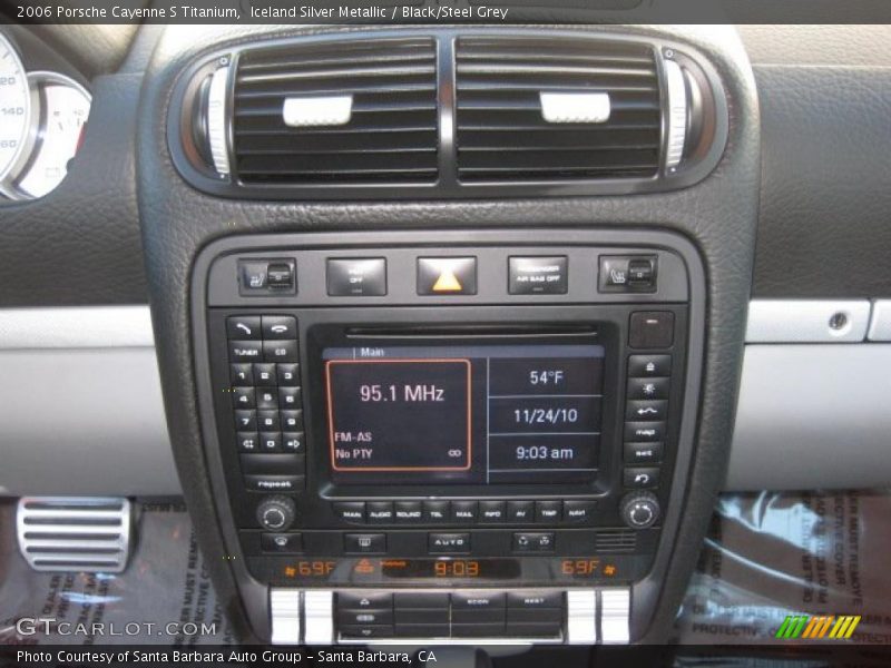 Iceland Silver Metallic / Black/Steel Grey 2006 Porsche Cayenne S Titanium