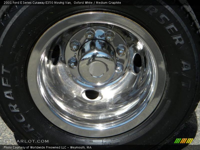 Oxford White / Medium Graphite 2001 Ford E Series Cutaway E350 Moving Van