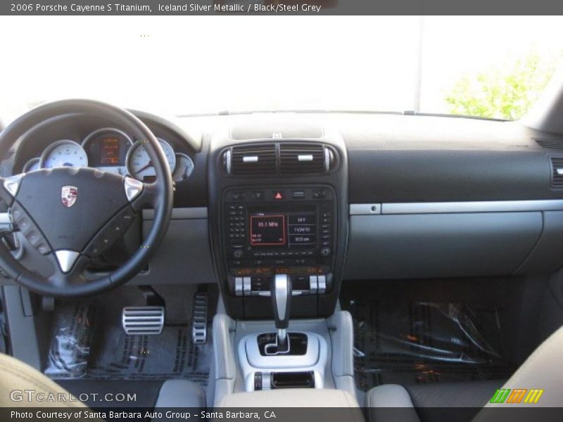 Iceland Silver Metallic / Black/Steel Grey 2006 Porsche Cayenne S Titanium