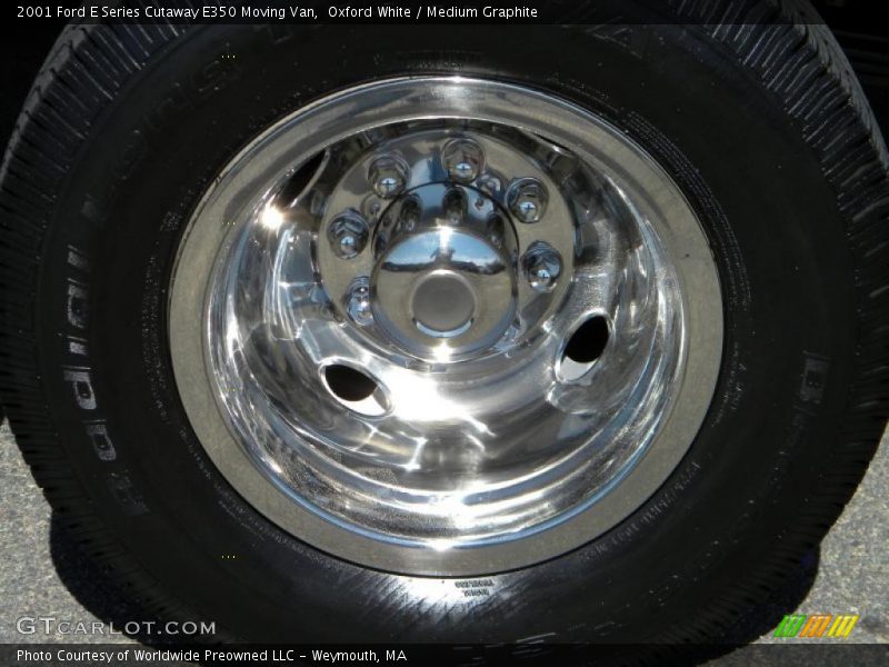 Oxford White / Medium Graphite 2001 Ford E Series Cutaway E350 Moving Van