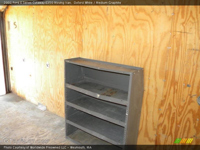 Oxford White / Medium Graphite 2001 Ford E Series Cutaway E350 Moving Van