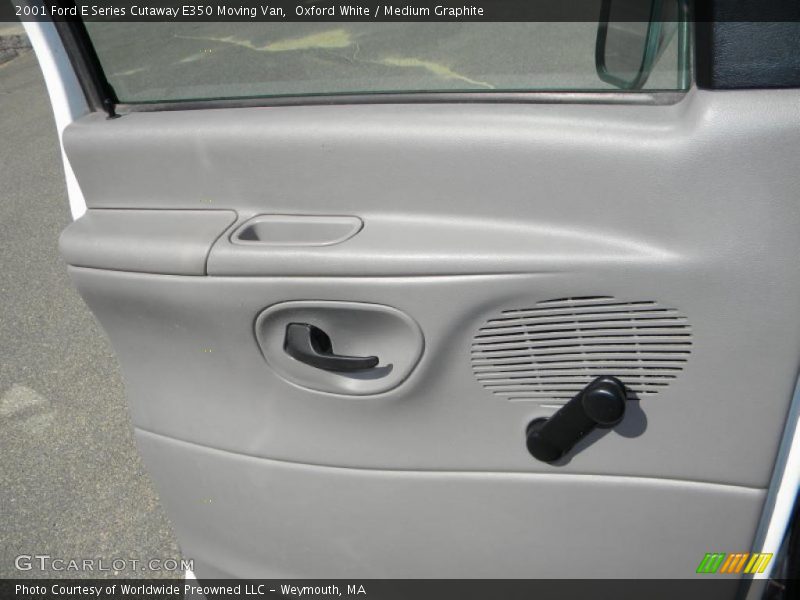 Oxford White / Medium Graphite 2001 Ford E Series Cutaway E350 Moving Van