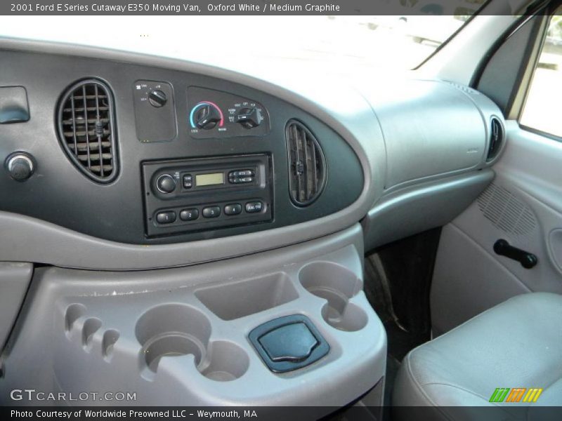 Oxford White / Medium Graphite 2001 Ford E Series Cutaway E350 Moving Van