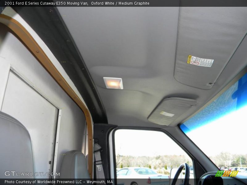 Oxford White / Medium Graphite 2001 Ford E Series Cutaway E350 Moving Van