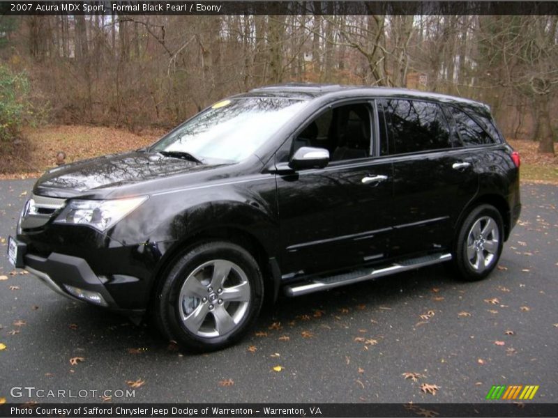 Formal Black Pearl / Ebony 2007 Acura MDX Sport