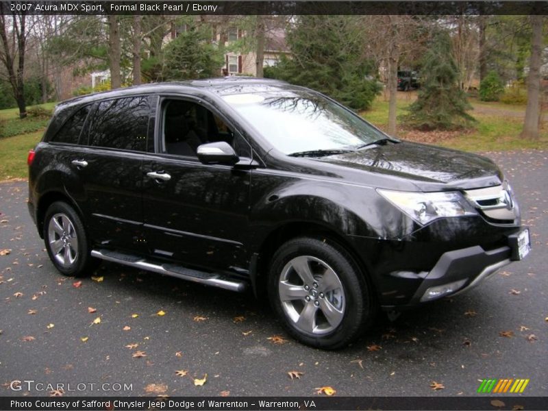 Formal Black Pearl / Ebony 2007 Acura MDX Sport