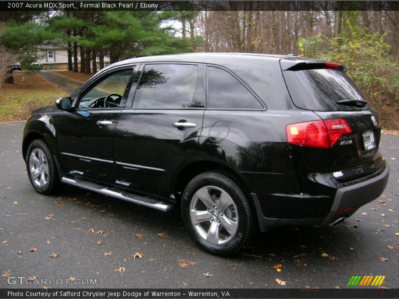 Formal Black Pearl / Ebony 2007 Acura MDX Sport