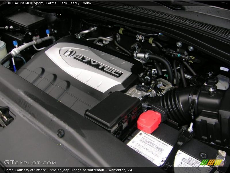 Formal Black Pearl / Ebony 2007 Acura MDX Sport