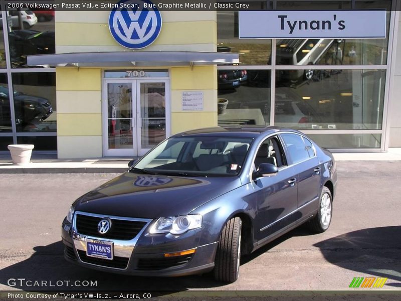 Blue Graphite Metallic / Classic Grey 2006 Volkswagen Passat Value Edtion Sedan