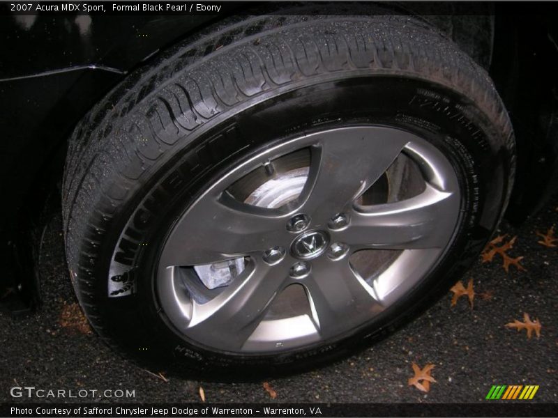 Formal Black Pearl / Ebony 2007 Acura MDX Sport