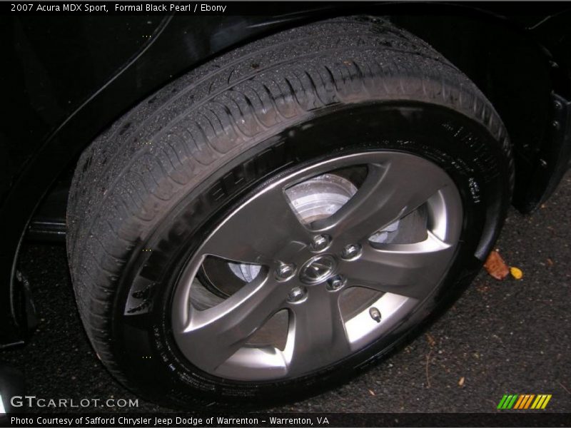 Formal Black Pearl / Ebony 2007 Acura MDX Sport