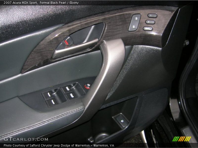 Formal Black Pearl / Ebony 2007 Acura MDX Sport