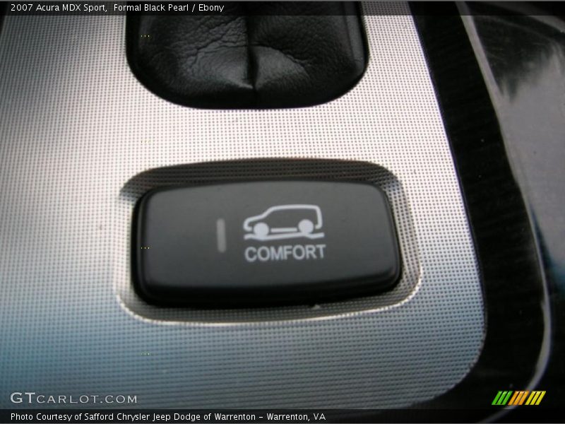 Formal Black Pearl / Ebony 2007 Acura MDX Sport
