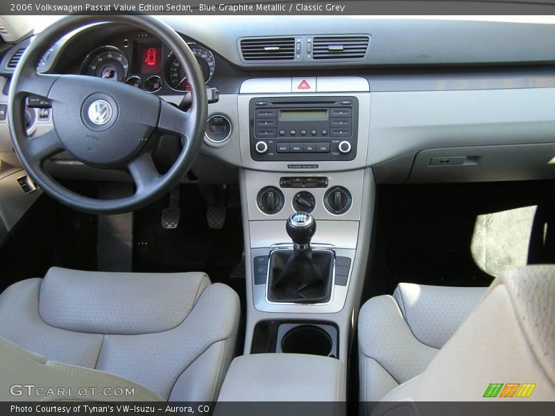 Blue Graphite Metallic / Classic Grey 2006 Volkswagen Passat Value Edtion Sedan