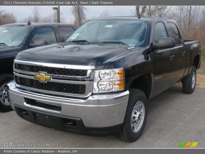 Black / Dark Titanium 2011 Chevrolet Silverado 2500HD Crew Cab 4x4