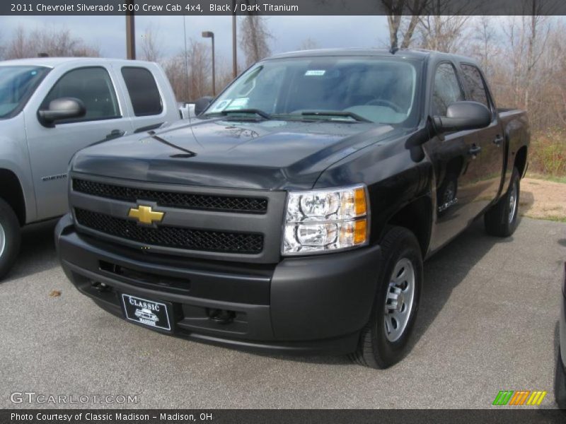 Black / Dark Titanium 2011 Chevrolet Silverado 1500 Crew Cab 4x4