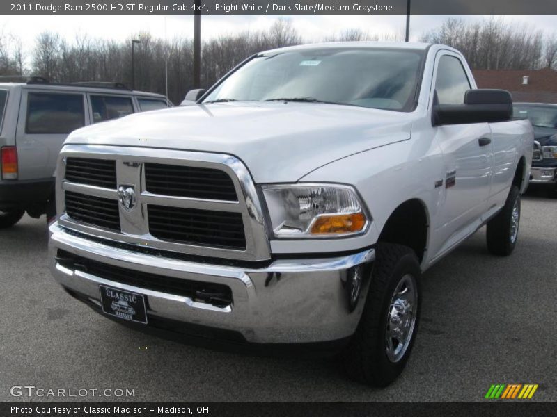 Bright White / Dark Slate/Medium Graystone 2011 Dodge Ram 2500 HD ST Regular Cab 4x4