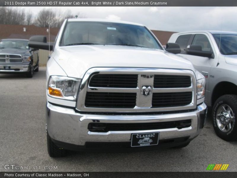 Bright White / Dark Slate/Medium Graystone 2011 Dodge Ram 2500 HD ST Regular Cab 4x4