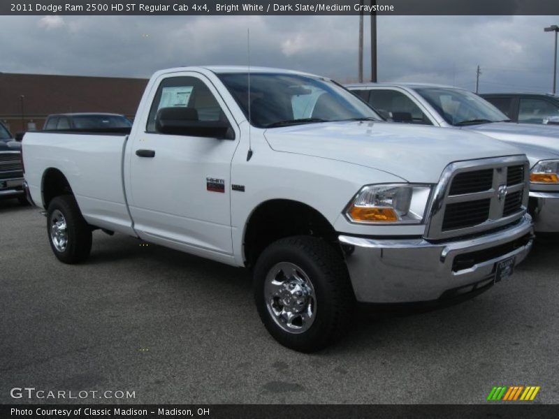 Front 3/4 View of 2011 Ram 2500 HD ST Regular Cab 4x4