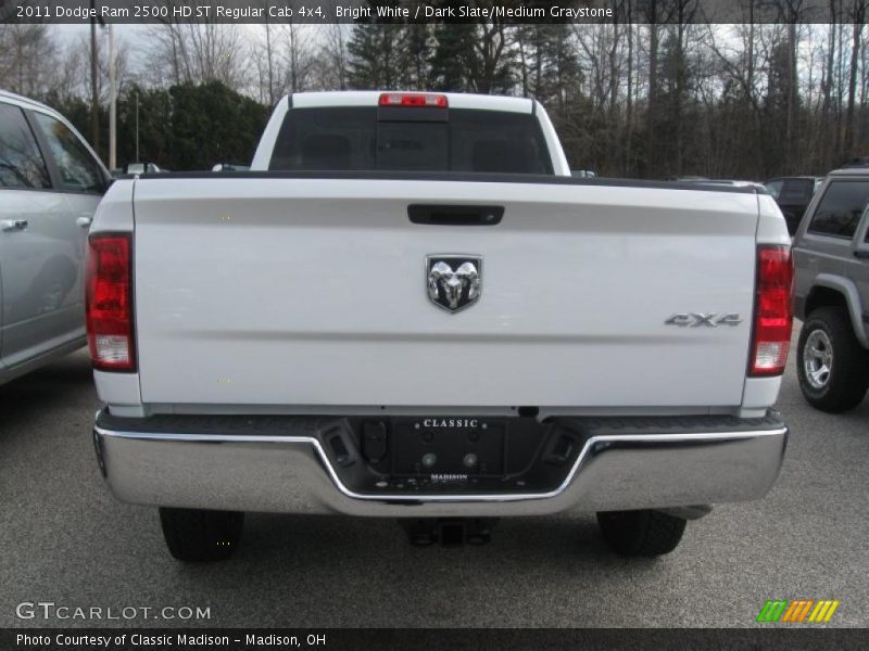 Bright White / Dark Slate/Medium Graystone 2011 Dodge Ram 2500 HD ST Regular Cab 4x4