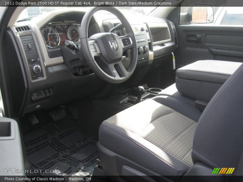 Bright White / Dark Slate/Medium Graystone 2011 Dodge Ram 2500 HD ST Regular Cab 4x4