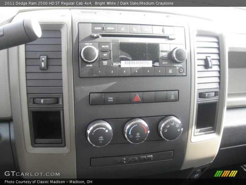 Controls of 2011 Ram 2500 HD ST Regular Cab 4x4