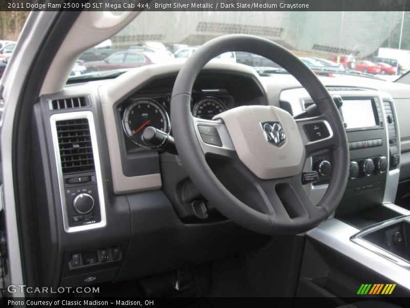  2011 Ram 2500 HD SLT Mega Cab 4x4 Steering Wheel