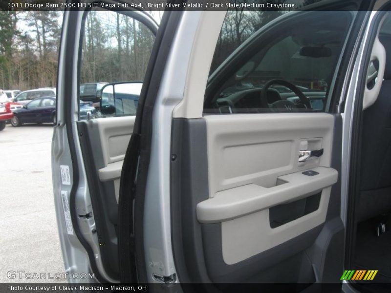 Bright Silver Metallic / Dark Slate/Medium Graystone 2011 Dodge Ram 2500 HD SLT Mega Cab 4x4
