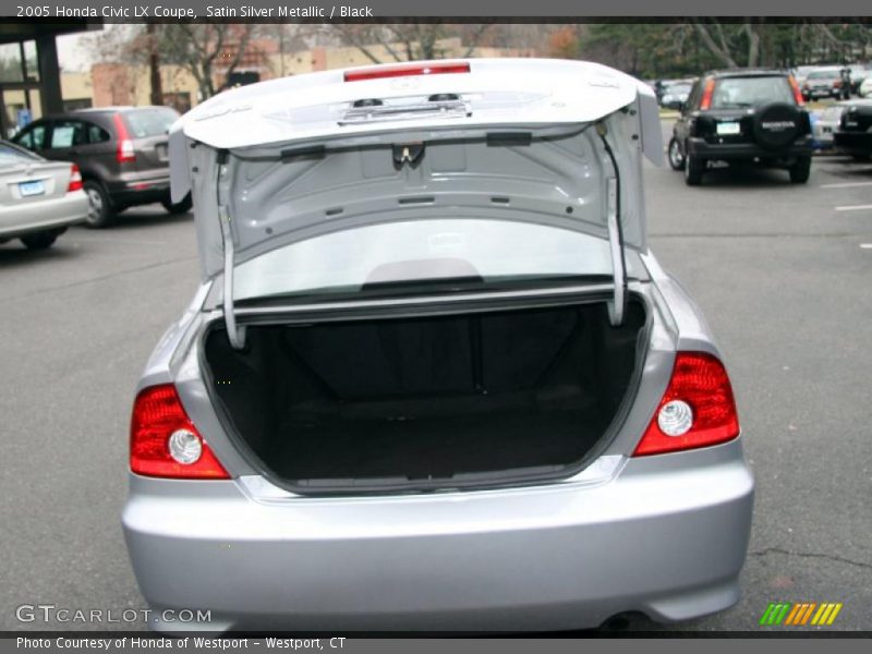 Satin Silver Metallic / Black 2005 Honda Civic LX Coupe