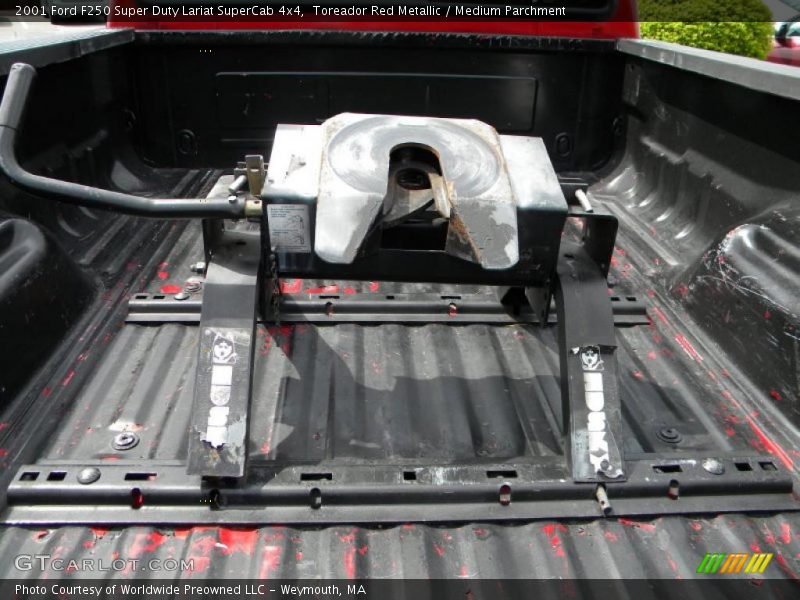 Toreador Red Metallic / Medium Parchment 2001 Ford F250 Super Duty Lariat SuperCab 4x4