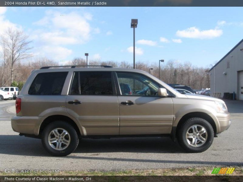 Sandstone Metallic / Saddle 2004 Honda Pilot EX-L 4WD