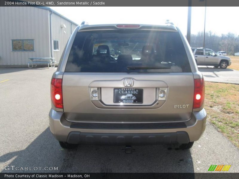 Sandstone Metallic / Saddle 2004 Honda Pilot EX-L 4WD
