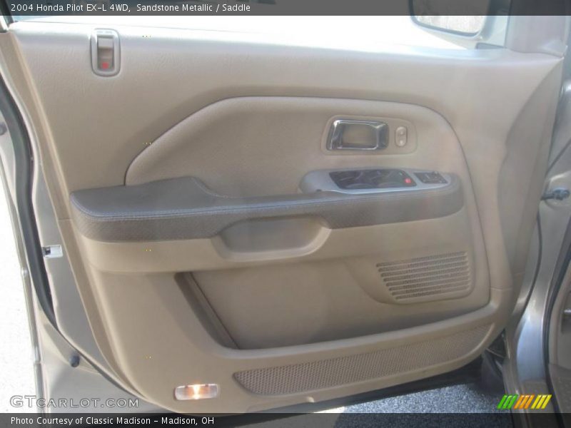 Sandstone Metallic / Saddle 2004 Honda Pilot EX-L 4WD