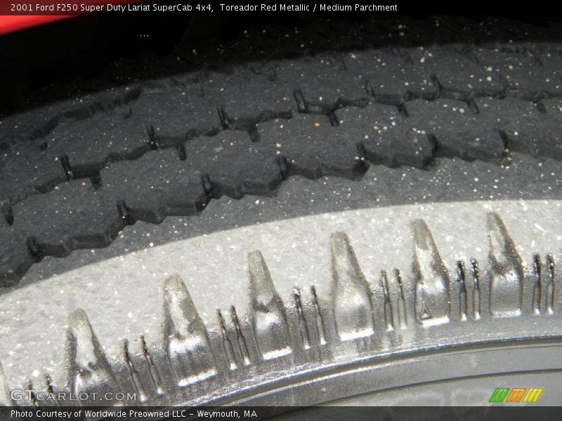 Toreador Red Metallic / Medium Parchment 2001 Ford F250 Super Duty Lariat SuperCab 4x4