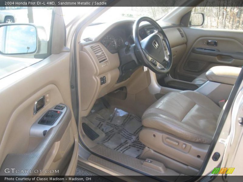 Sandstone Metallic / Saddle 2004 Honda Pilot EX-L 4WD