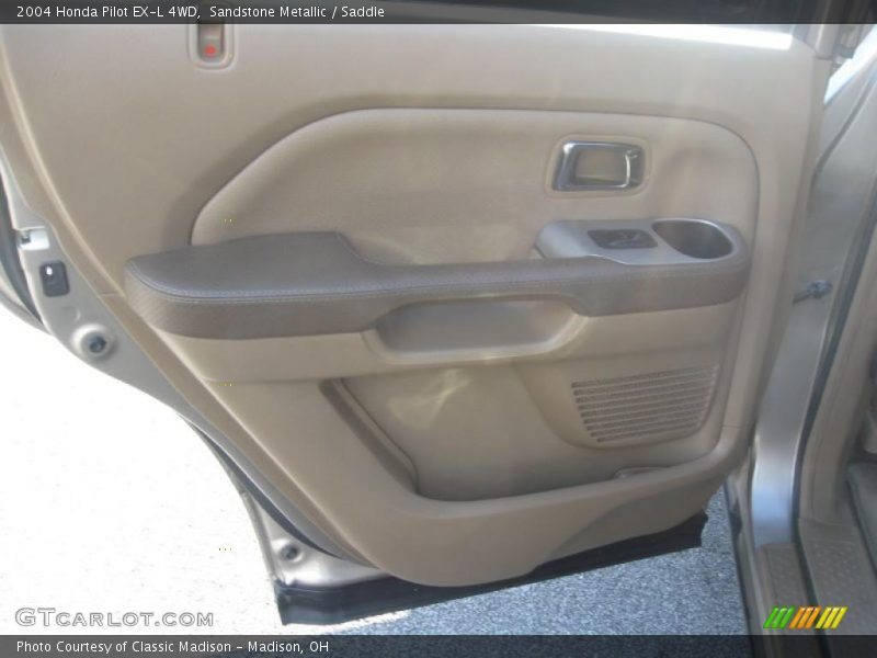Sandstone Metallic / Saddle 2004 Honda Pilot EX-L 4WD