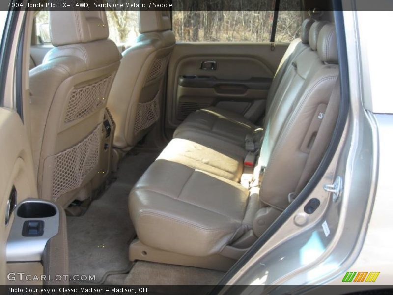 Sandstone Metallic / Saddle 2004 Honda Pilot EX-L 4WD