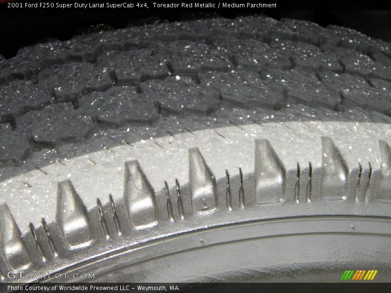 Toreador Red Metallic / Medium Parchment 2001 Ford F250 Super Duty Lariat SuperCab 4x4