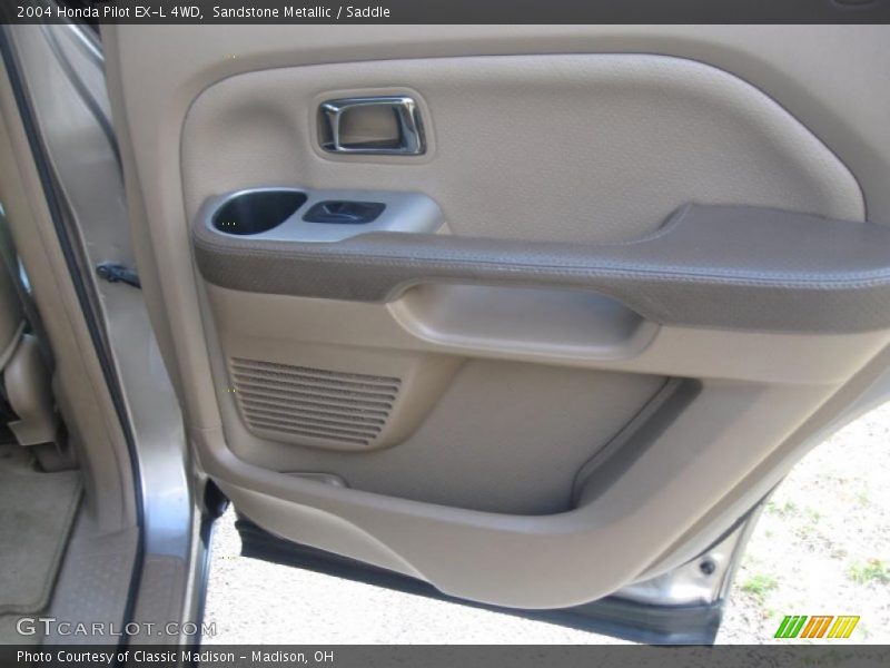 Sandstone Metallic / Saddle 2004 Honda Pilot EX-L 4WD