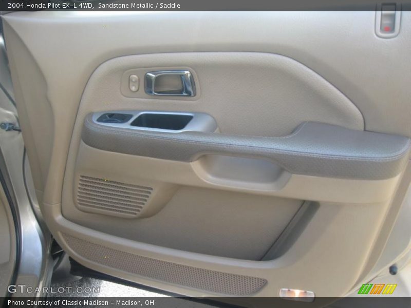 Sandstone Metallic / Saddle 2004 Honda Pilot EX-L 4WD