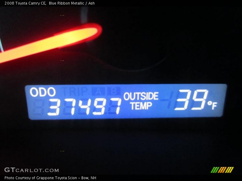Blue Ribbon Metallic / Ash 2008 Toyota Camry CE