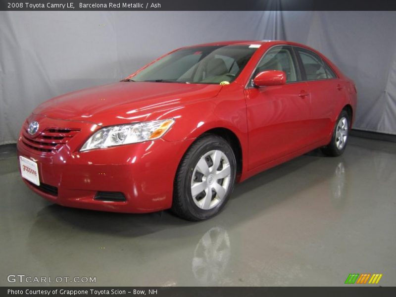 Barcelona Red Metallic / Ash 2008 Toyota Camry LE