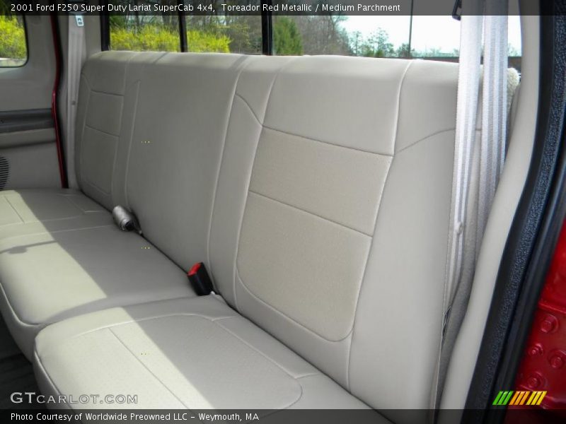 Toreador Red Metallic / Medium Parchment 2001 Ford F250 Super Duty Lariat SuperCab 4x4