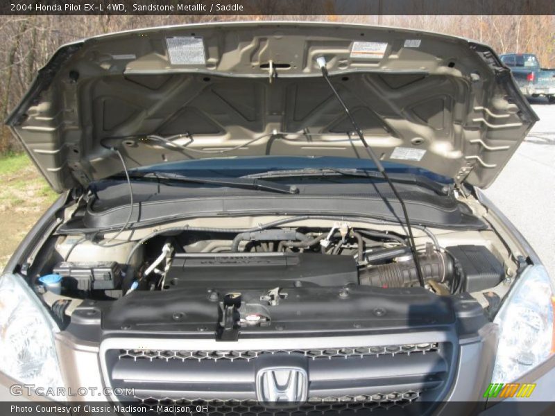 Sandstone Metallic / Saddle 2004 Honda Pilot EX-L 4WD
