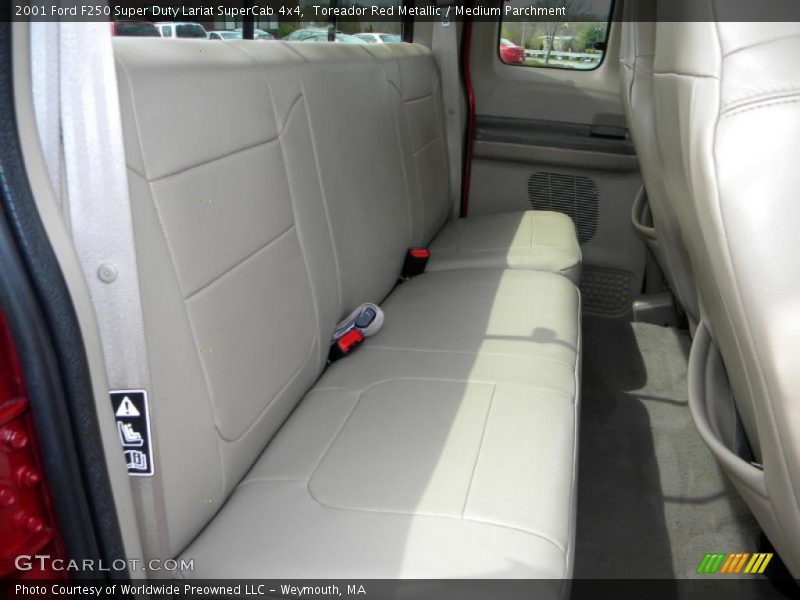 Toreador Red Metallic / Medium Parchment 2001 Ford F250 Super Duty Lariat SuperCab 4x4