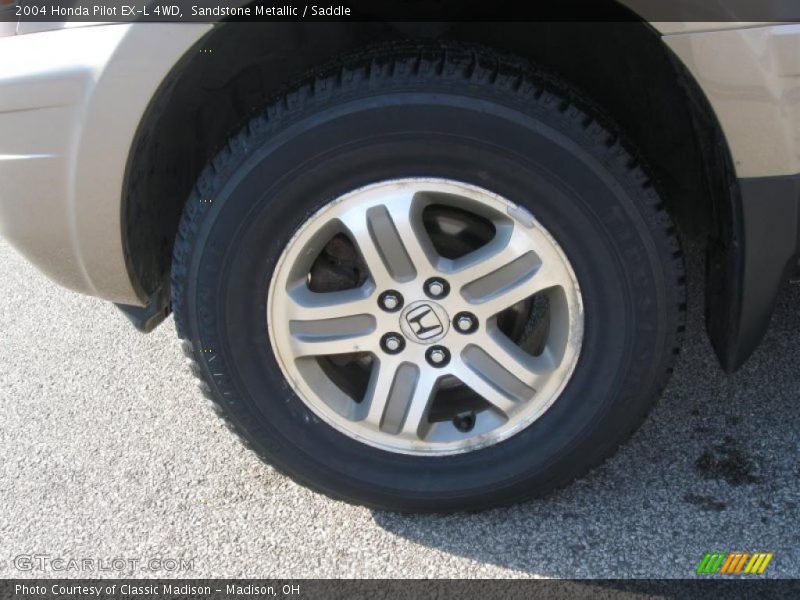 Sandstone Metallic / Saddle 2004 Honda Pilot EX-L 4WD